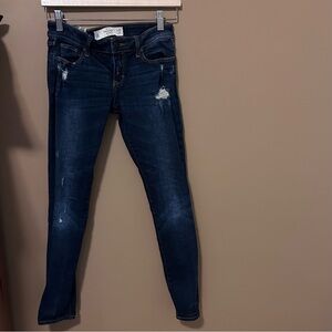 Abercrombie & Fitch Blue Skinny Jeans